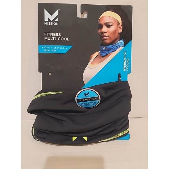 MISSION Fitness Unisex Gaiter Sports Outdoor hydroactive cooling towel neck wrap - Picture 2 of 3